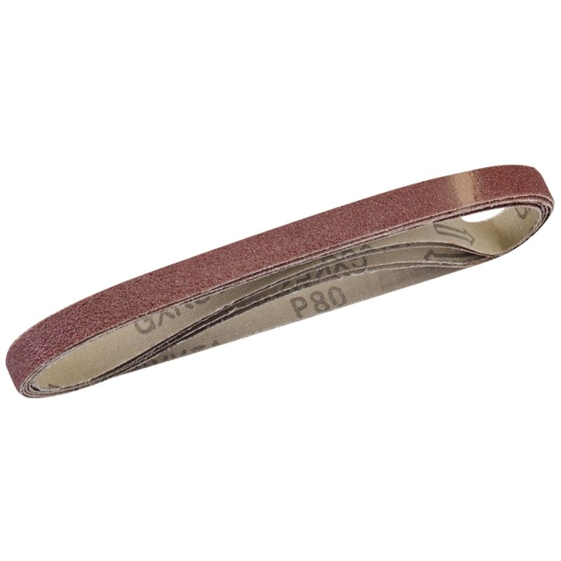 Silverline 636004 5 bandes abrasives corindon 13 x 457 mm - vue 3