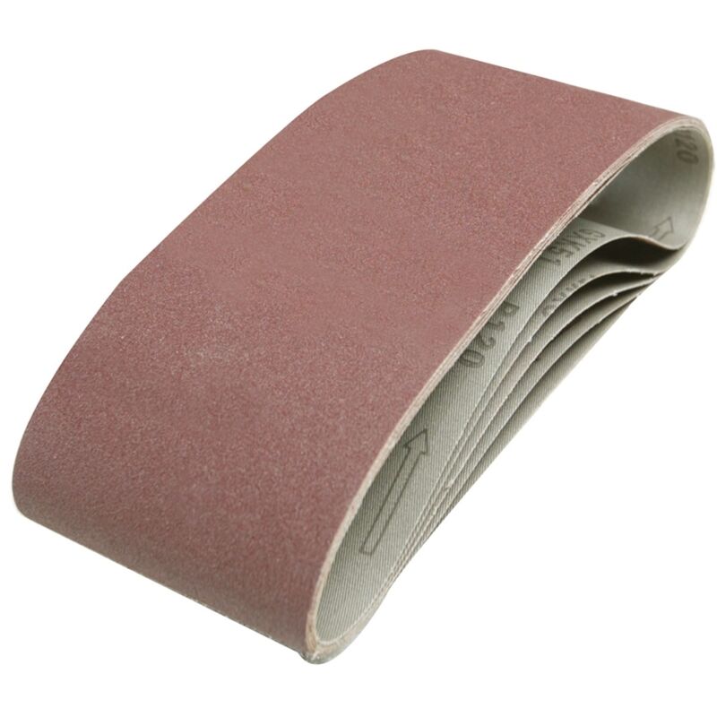 Silverline 846448 5 bandes abrasives 100 x 610 mm Grain 120