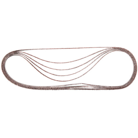 Makita P -43256 Bande Abrasive Rouge - K40 - 9 X 533 Mm (5 Pcs