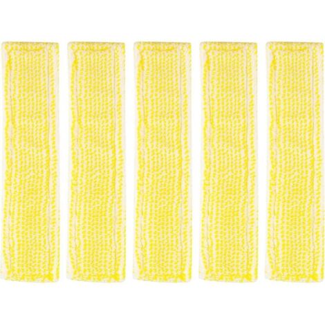 5 bonnettes microfibre Karcher WV2/WV5/WV6 - Réf. 2.633-129.0 - Pour lave-vitres