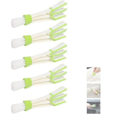 5 Brosses de Nettoyage de Voiture, Brosses Souples pour Tableau de Bord,Outils de Nettoyage de Voiture Multifonctionnels adaptés pour les Moteurs, les Roues, les Lntérieurs, Les Garnitures, les évents
