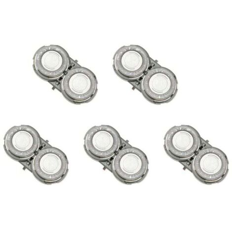 5 cabezales de afeitado universales de acero, XU, acero inoxidable con soporte de ABS para PQ182, PQ183 y PQ206 - KZQ