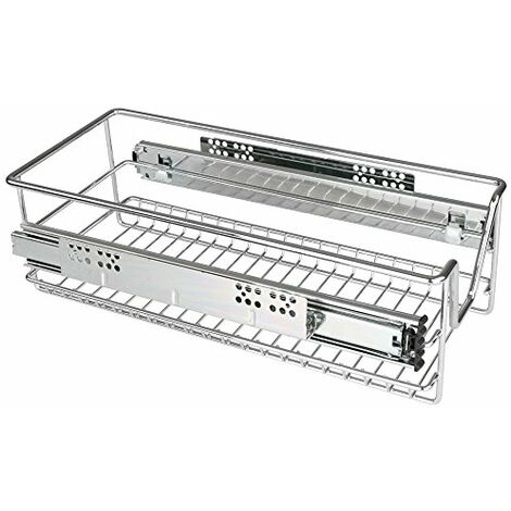 Cassetto Estraibile per Cucina - Set da 3, per Mobili di Larghezza 50 cm,  con Guide Scorrevoli