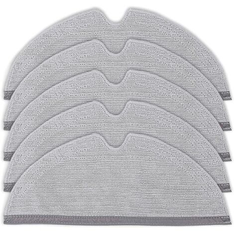 5 Chiffons de Nettoyage Couvrant entièrement aspirateurs pour Xiaomi Roborock S4 S5 S50 S51 S55 S5 Max S6 MaxV S6 Pure Q7 Max Q7 Max+ Q8 Max Q8 Max+ Q5 Pro Q5 Pro+, Kits de pièces de Rechange