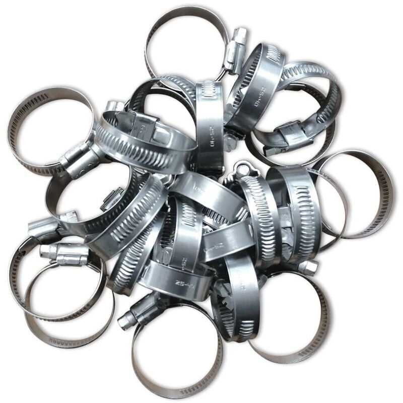 Colliers de serrage durite tuyau inox a4 aisi316 marin w5 large 12 mm - choisissezici : serrage 70 x 90 (25)