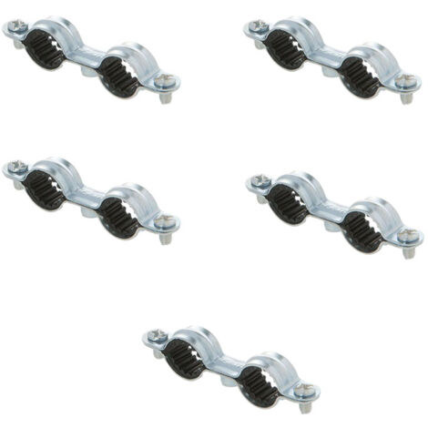 5 colliers isophonique double M7 x 150 pour tube Ø18 - Arcanaute