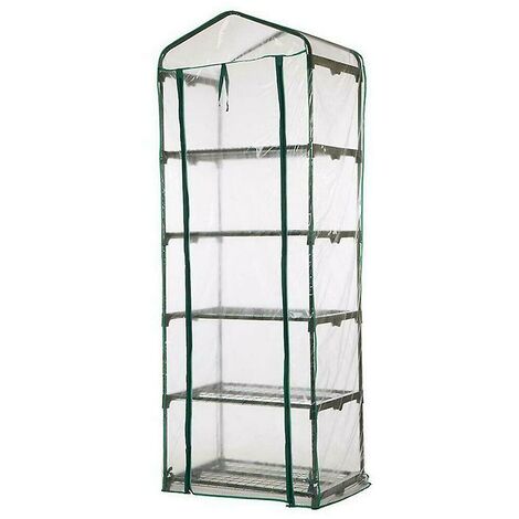 5 couches serre plantes maison jardin légumes étagère couverture transparent pvc couverture 694992 cm