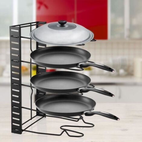 5 Couches support de rangement pour casseroles outil de cuisine -SEC