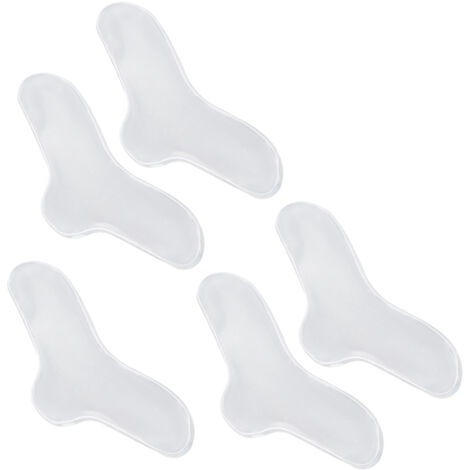 5 coussinets nasaux en gel de silicone pour masque respiratoire, remplacement confortable