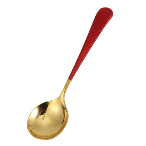 5 Cuillères en Acier Inoxydable pour Enfants - Cuillères à Soupe, Ustensiles de Cuisine