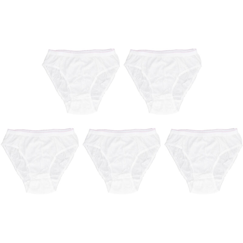 5 Culottes Jetables Femme Coton Pur Grossesse Voyage Rose L Lot