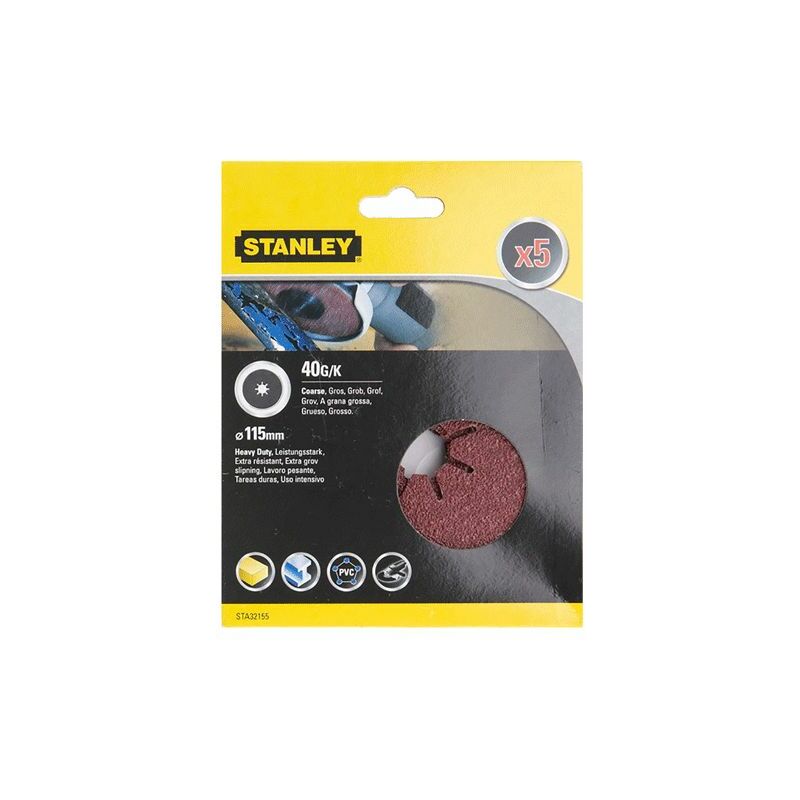 Disco Abrasivo Per Smerigliatrici 115 - Gr. 80