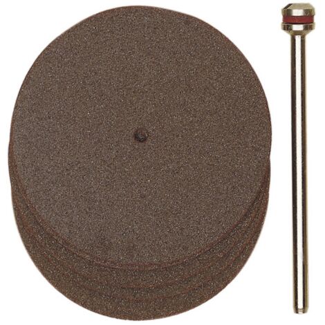 5 Dischi per troncare Acciaio Plastica e Legno - Codolo ø2,35 mm dischi ø38x0,7 mm - 28820