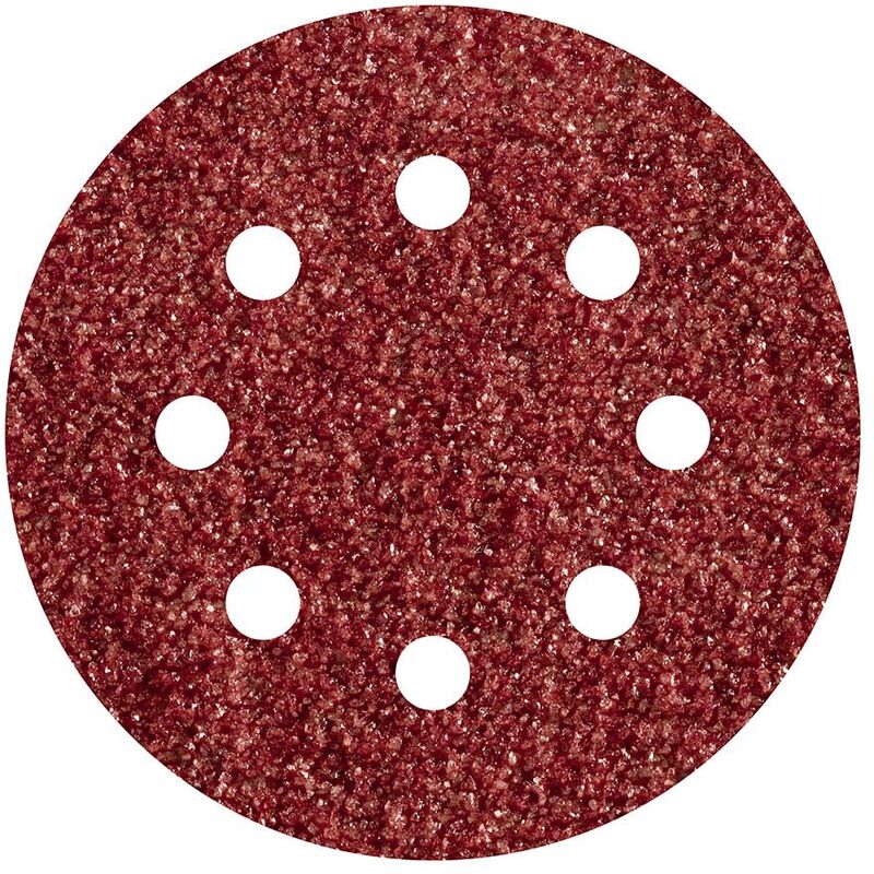

Pack 5 hojas de lijar adhesivas , corindón grano 80 perforadas ø125 mm 2070000 - Wolfcraft