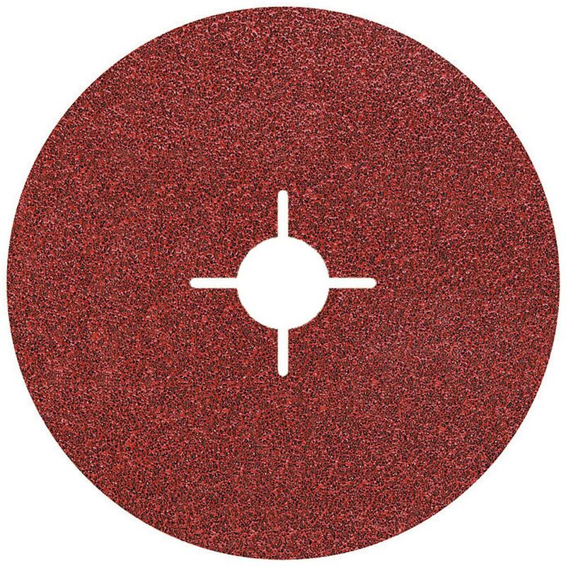

5 discos de lijar de fibra para metal amoladora angular GR 40 Ø 180 mm - Wolfcraft