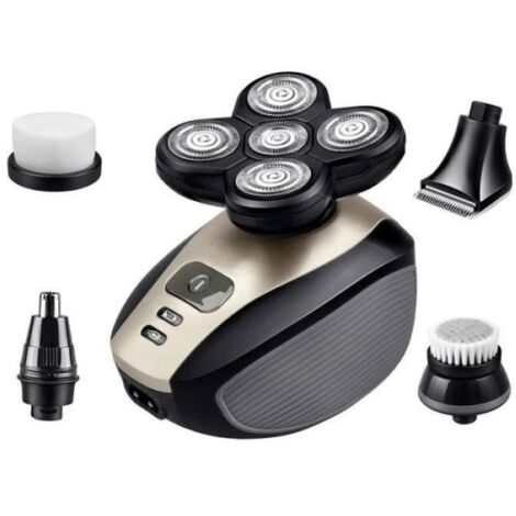 5 En 1 Rechargeable Électrique 4D Rasoir pour Hommes UE Plug