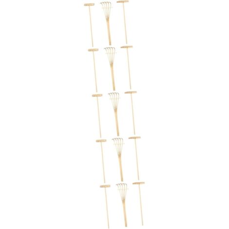 5 Ensembles Outils Miniatures De Jardin Zen Râteaux Plastique pour Sable