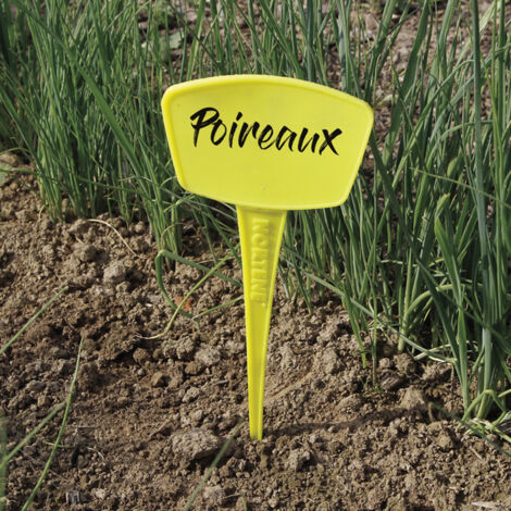 5 etiquetas para plantar Etiqueta 25 - Amarilla - 25cm Nortene