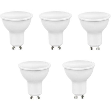 5 Faretto Led Gu10 Lampadina 5w Luce Bianca Lampadine Per Lampadario Applique