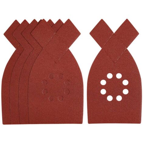 5 feuilles abrasives pour ponceuse multiple  STY-STA31452-XJ