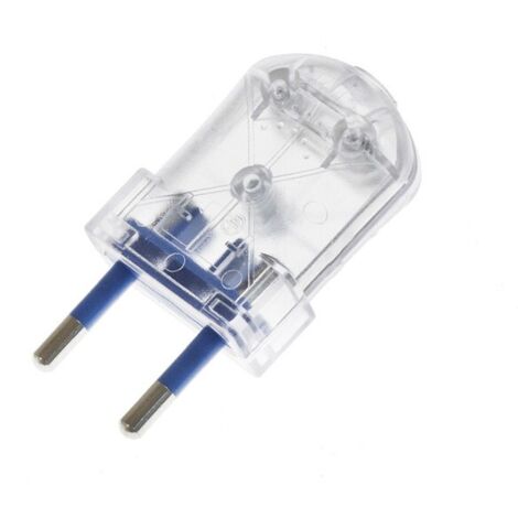 5 Fiche Bipolare Europea Trasparente 10A 4mm