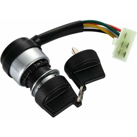5 Fils Allumage Interrupteur à Clé Remplacement pour 50cc 70cc 90cc 110cc 125cc 150cc 200cc 250cc Dune Buggy Go Kart ATV 4 Roues Quad