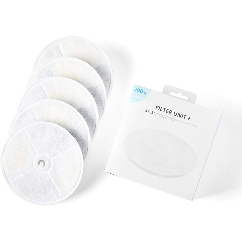 

5 filtros para gatos 2.0 y 3.0, fuente para perros y dispensador de agua CYBERTAIL
