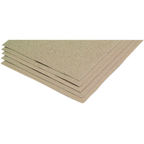 5 Fogli di carta vetrata 230x280mm Assortimento