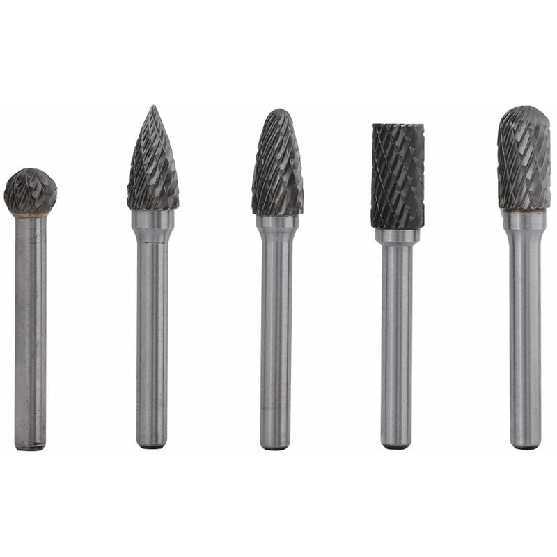 5 frese in acciaio al tungsteno Frese abrasive 6