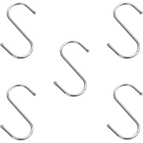 5 ganchos de acero inoxidable para colgar en la cocina, baño y dormitorio.