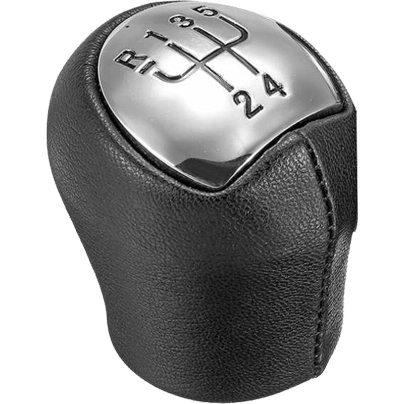 Image of 5 Gang Chrom Leder Schalt Hebel für Espace Kangoo Express Cabriolet