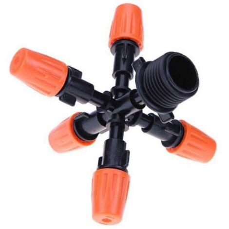5-Head for Micro Sprinkler Garden Irrigation Mist Fog Nozzle Fog Nozzle Spray Watering Spray Watering Head