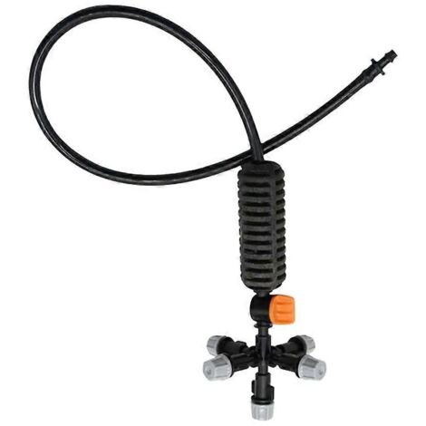5-Head Spray Nozzle Suspension Type Mist Cooling Nozzle 3Sets for Garden