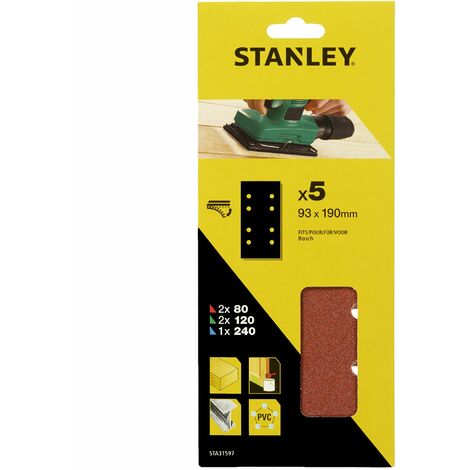 5 hojas de lijaperforadas  STY-STA31597-XJ