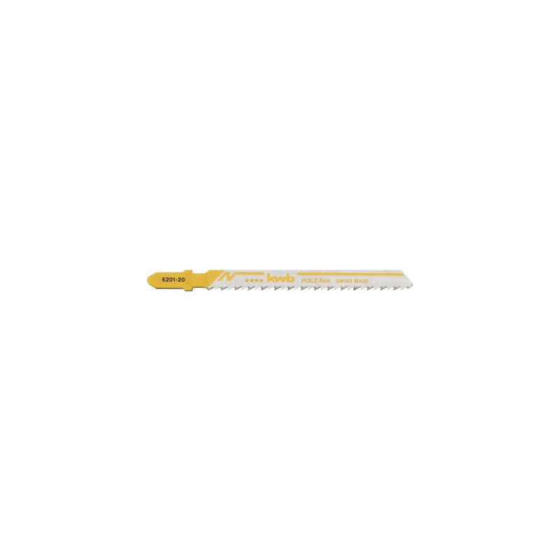 

5 Hojas de Sierra calar corte fino madera y pvc - KWB