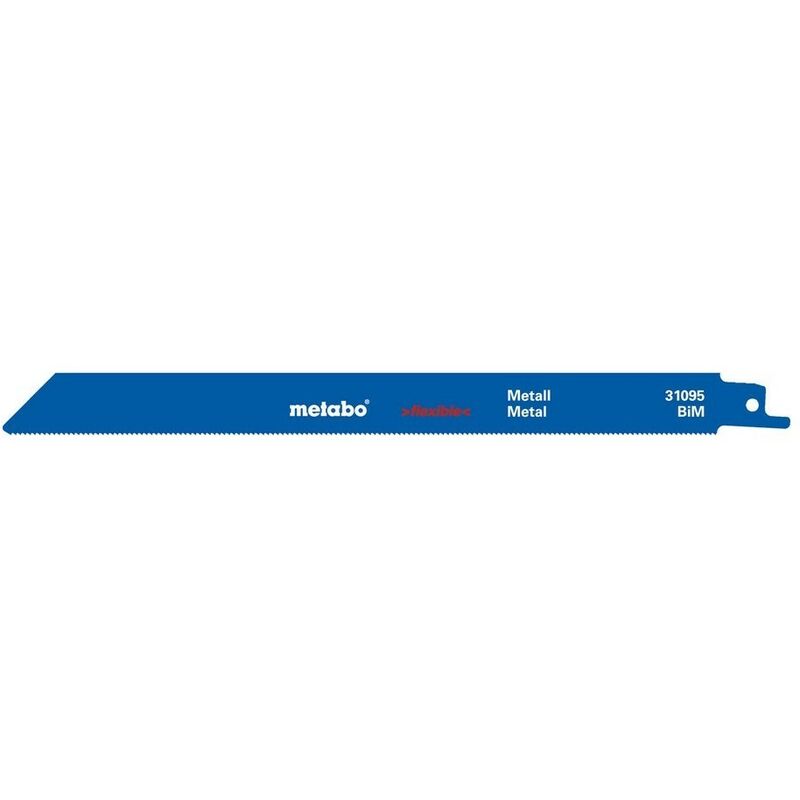 

Metabo - 631493000 Blister de 5 hojas de sierra de sable Metal Chapas Perfiles Cortes enrasados Trisc. Fresado BiM 225x0,9 mm