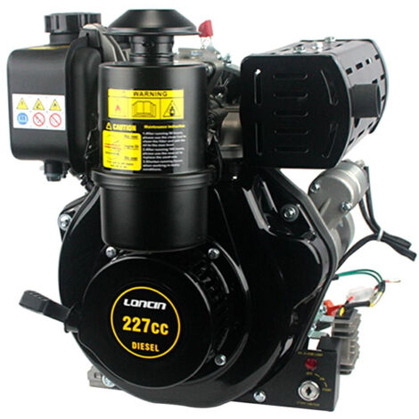 5 HP D230F Loncin Motore diesel Albero Conico 23 avv. ELETTRICO Lombardini ACME