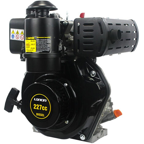 5 HP D230F Loncin Motore diesel Albero Conico 23 mm Lombardini Ruggerini ACME