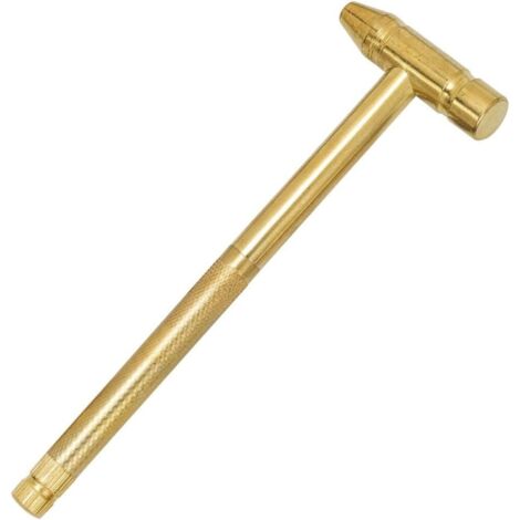 5-in-1 brass hammer mini hammer copper plated hammer with gold multi-function screwdriver, hardware tools, industrial supplies