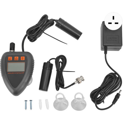 5-in-1 Digitaltester für Aquarien: Genaue Messung von pH-Wert, EC-Wert, TDS-Wert, Temperatur und Dichte, 230V kompatibel.