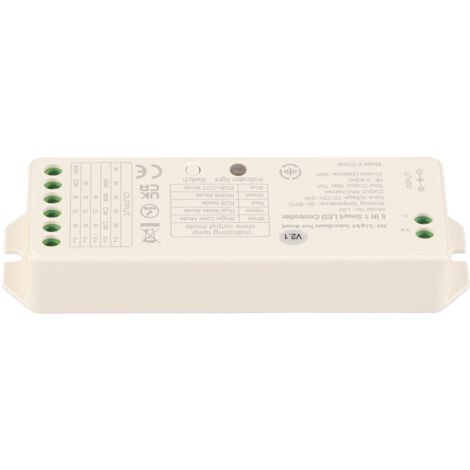 5-in-1 LED-Controller für einfarbige Lichtleisten (CCT, RGB, RGBW, RGB+CCT)