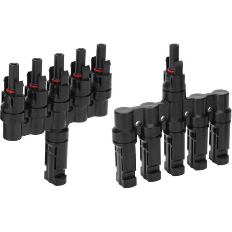 5-in-1 Photovoltaik-Anschlussstecker – Kabel für Solarmodule (2 Stück)