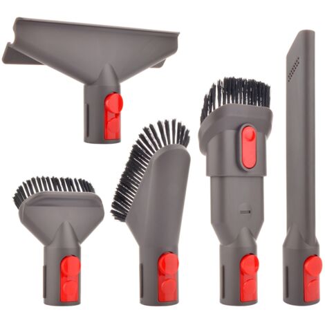 5-in-1 Staubsauger-Zubehörset für Dyson V7, V8, V10, V11, V12 und V15, inklusive V6-Adapter und Wandhalterung