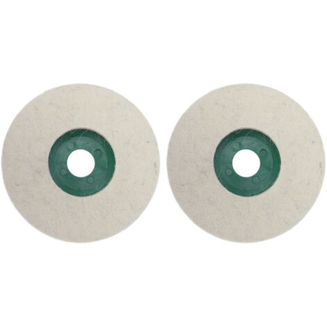 5-inch polishing wheel pad, 2-piece standard-size wool felt polishing disc for grinding metal and stone