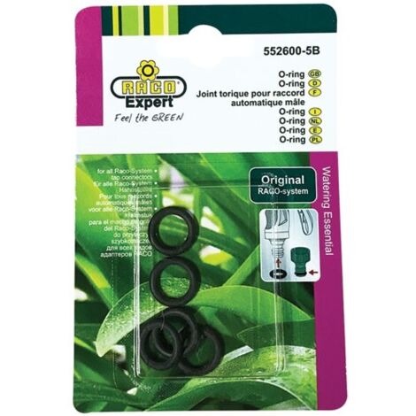 5 joints toriques / raccord arrosage