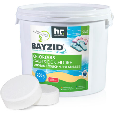 5 kg BAYZID® Chlortabs 200g langsam löslich