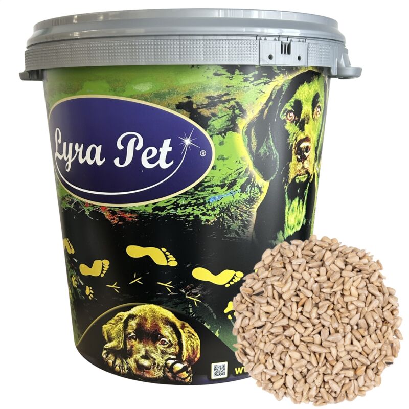 Lyra Pet - 10 kg de graines de tournesol ® pelées hk Bulgarie en bac de 30 l