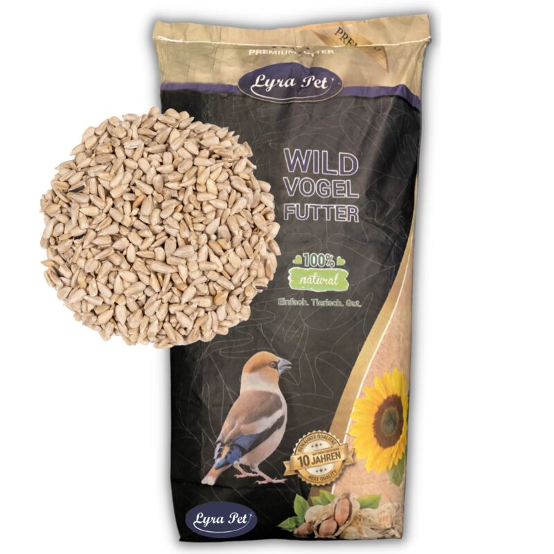 20 kg de graines de tournesol Lyra Pet® pelées Nouvelle récolte