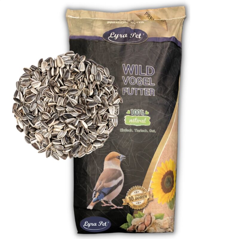 Lyra Pet - 25 kg de graines de tournesol ® rayées Nouvelle récolte
