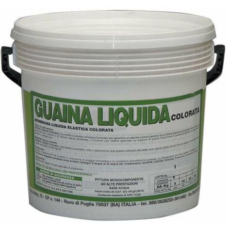 5 kg guaina liquida resinosa rossa mastice pittura liquido resina superfici